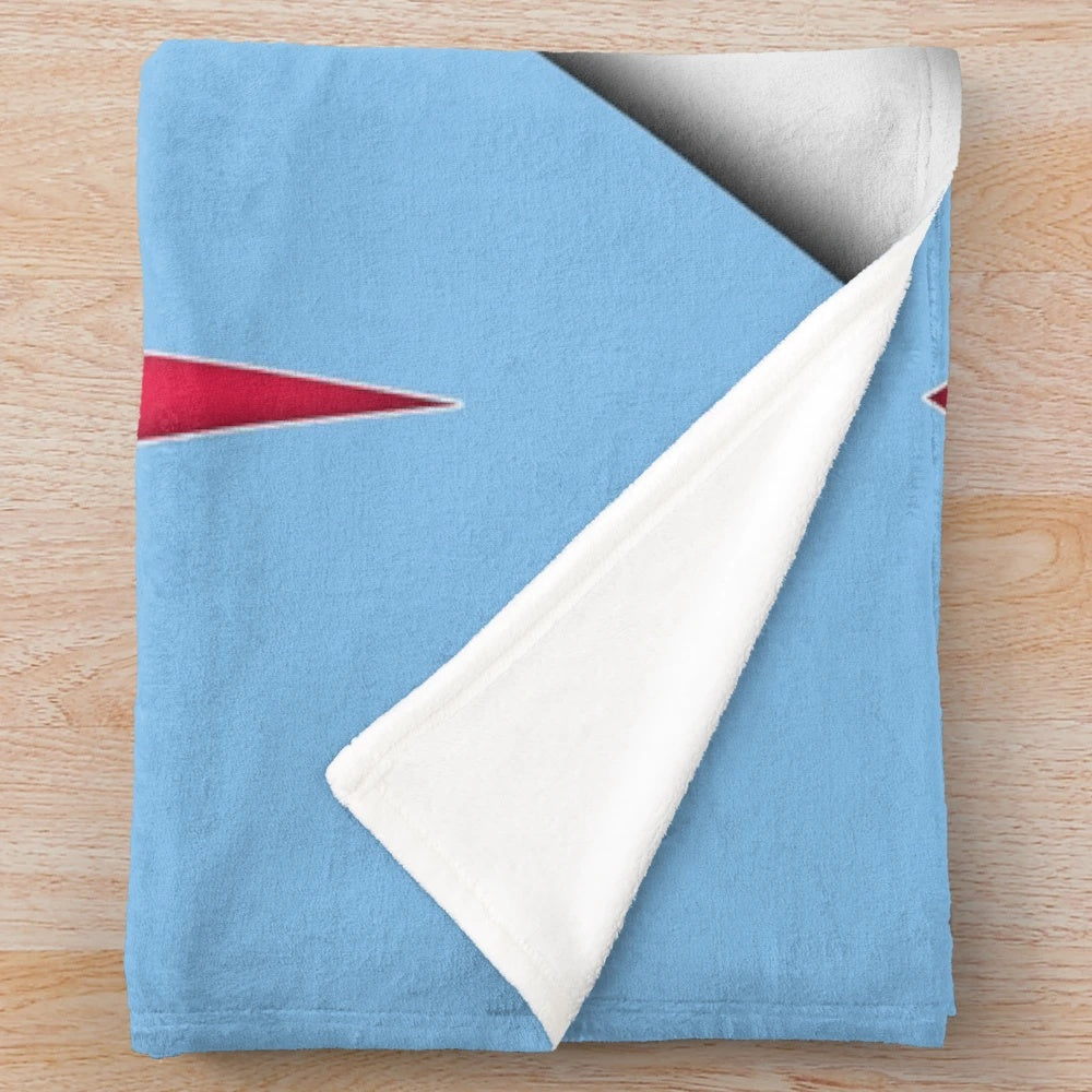 Celta Vigo inspired plush blanket with celestial design