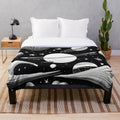 PLANETOUS Plush Blanket featuring a galaxy and star design