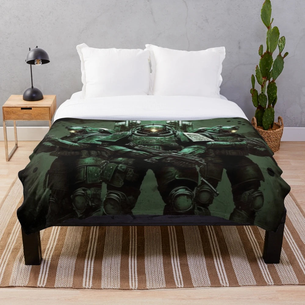 Dark Angel Plush Blanket - Warhammer 40K Inspired