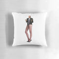 Celestial-themed pillow featuring an illustration of Dr. Phil, perfect for pet owners and fans.