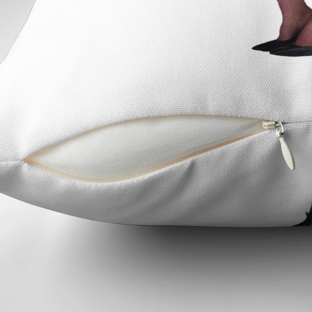 Celestial-themed pillow featuring an illustration of Dr. Phil, perfect for pet owners and fans.