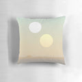 A cozy pillow featuring the iconic twin suns of the planet Tatooine from the Star Wars universe.