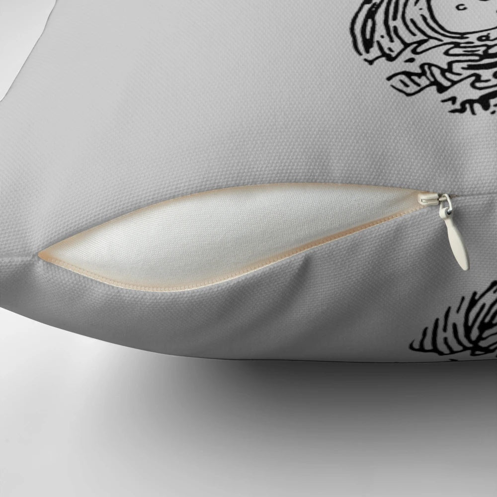 A pillow featuring a mesmerizing galaxy and cosmic design, perfect for space and spiritual enthusiasts.