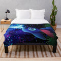 Stitch butterfly starry sky plush blanket