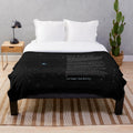 Soft plush blanket featuring Carl Sagan's 'Pale Blue Dot' speech design
