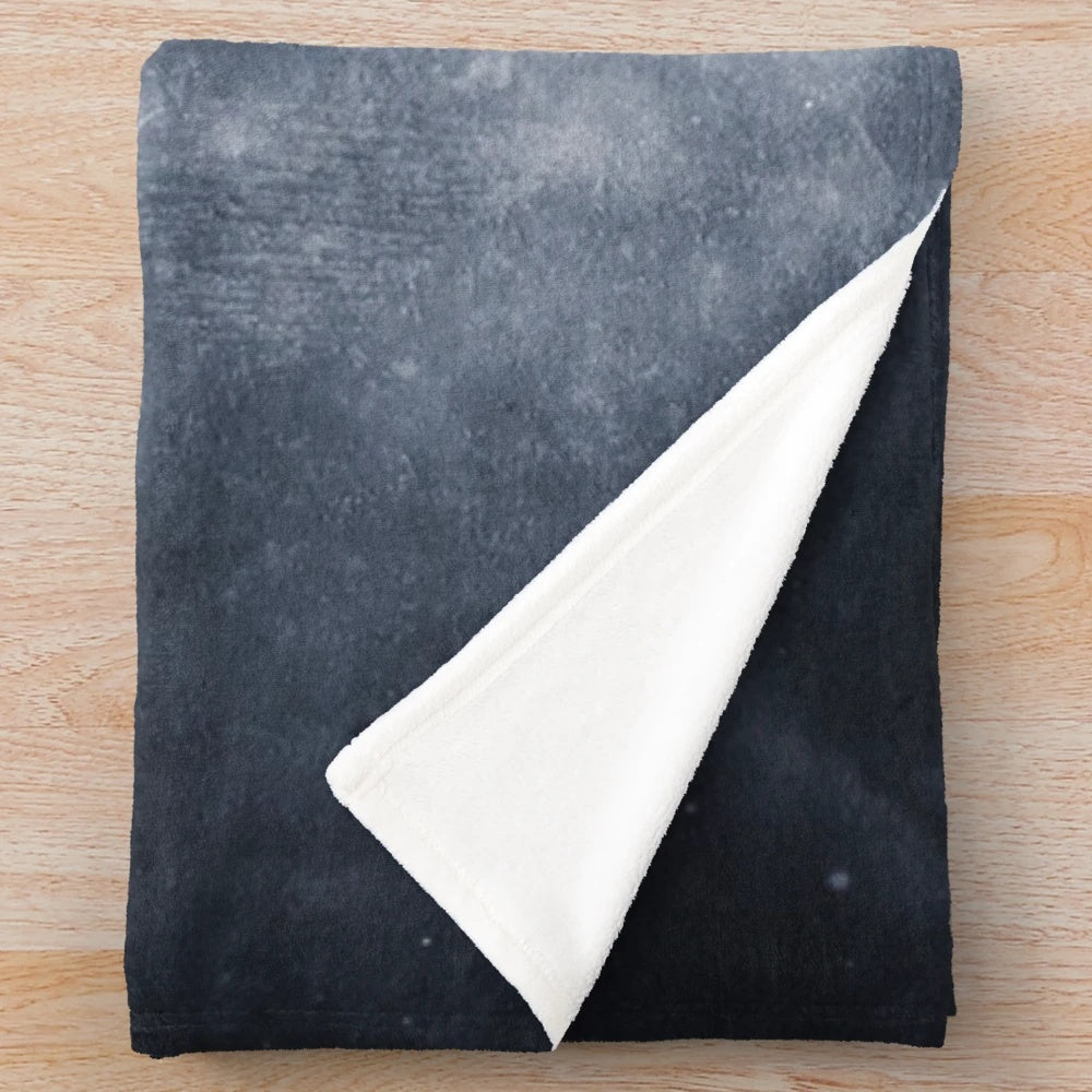 Starset-themed plush blanket with cosmic and space-inspired design