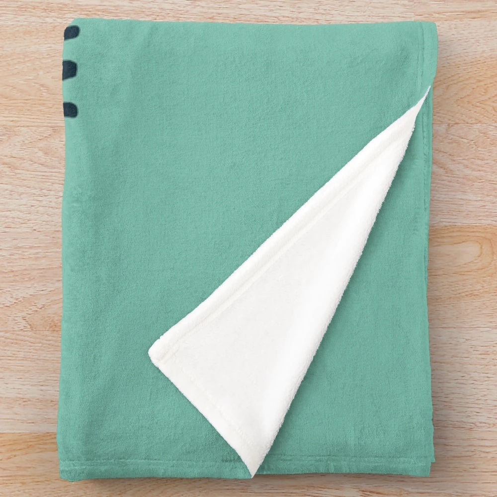 Mermaid Plush Blanket with Moon Design