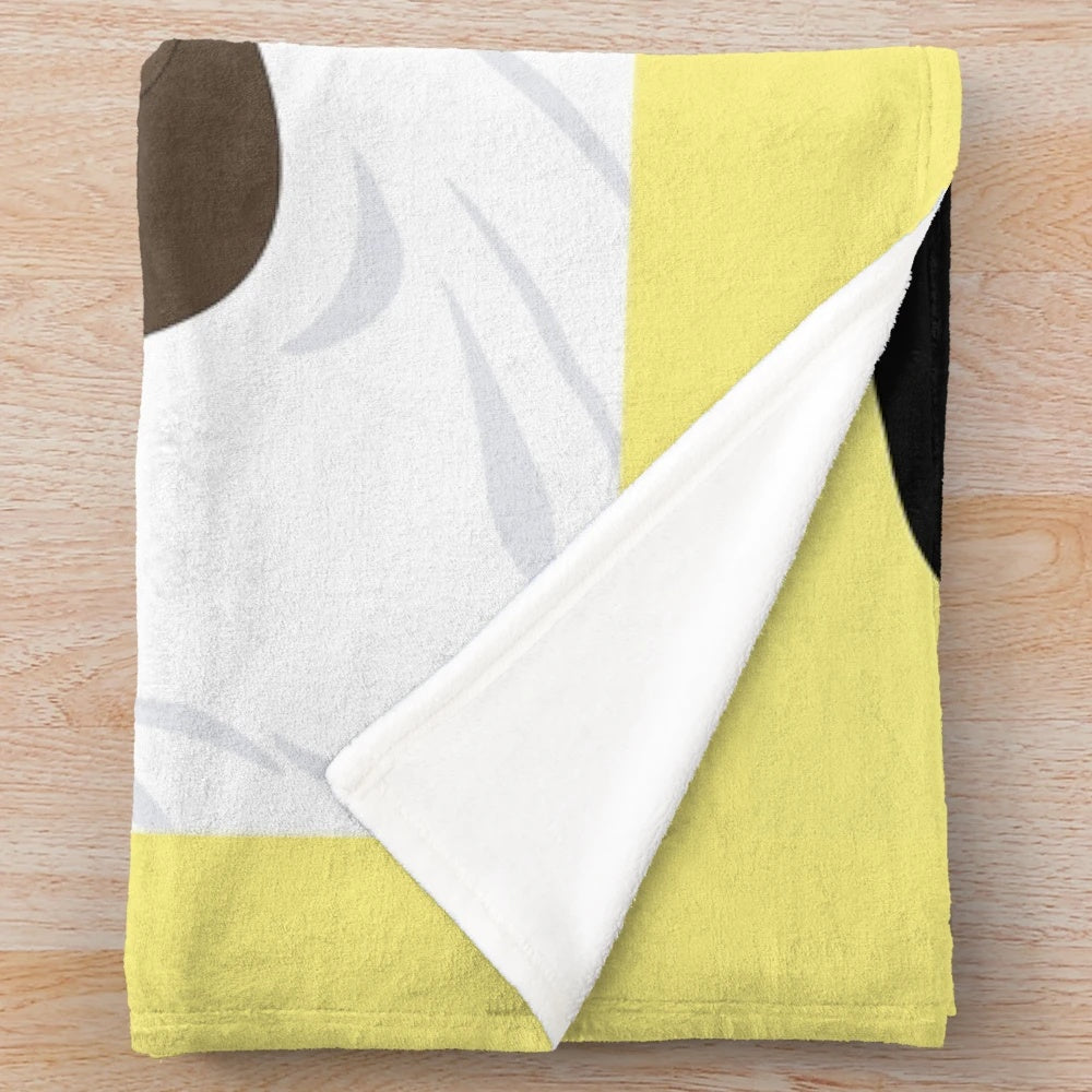 Cozy moon-themed plush blanket for a comfortable and relaxing bedtime experience