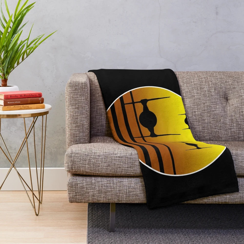 Star movie themed plush blanket with soft and cozy design