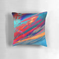 Colorful nebula, galaxy, and celestial-inspired pillow for a vibrant, nature-inspired space decor.