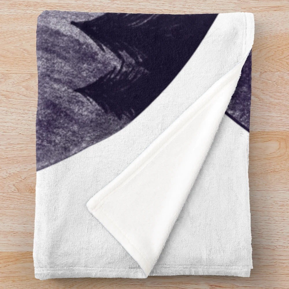 Orion constellation plush blanket with stars and galaxy design