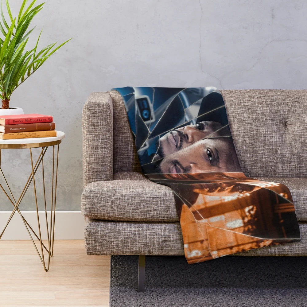 Plush blanket featuring the album art of Soprano Star Hunter