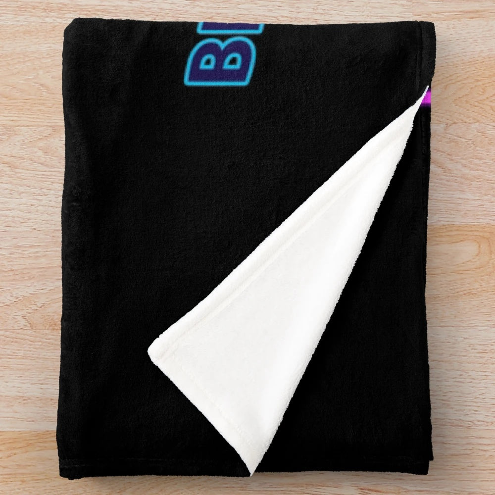 Cozy and soft plush unicorn blanket with a magical galaxy design