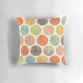 Celestial space pillow with geometric solar system design