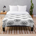 Celestial space-themed plush blanket with galaxy print design