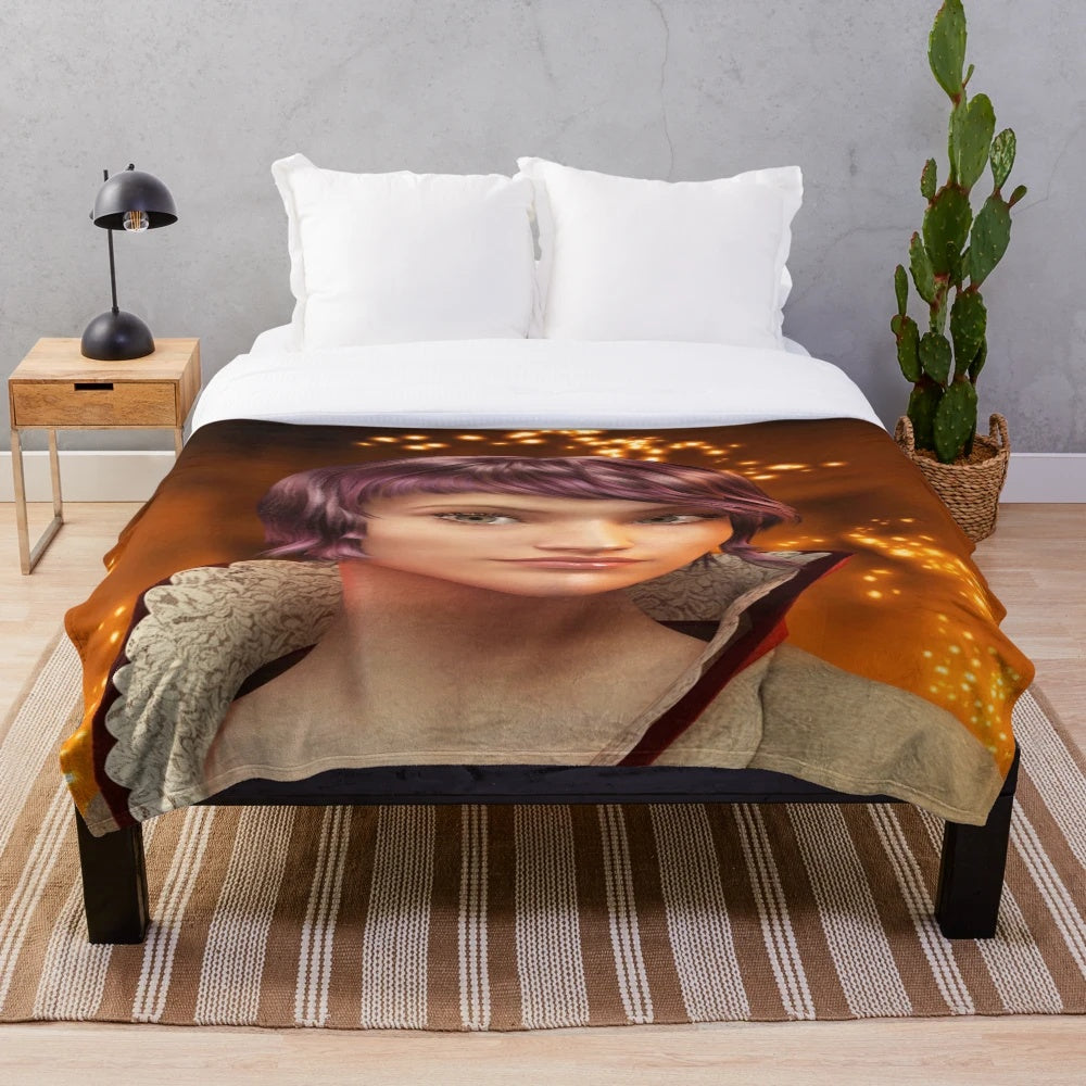 Soft and plush stardust-patterned blanket for a cozy and stylish home