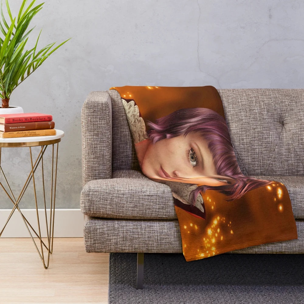 Soft and plush stardust-patterned blanket for a cozy and stylish home