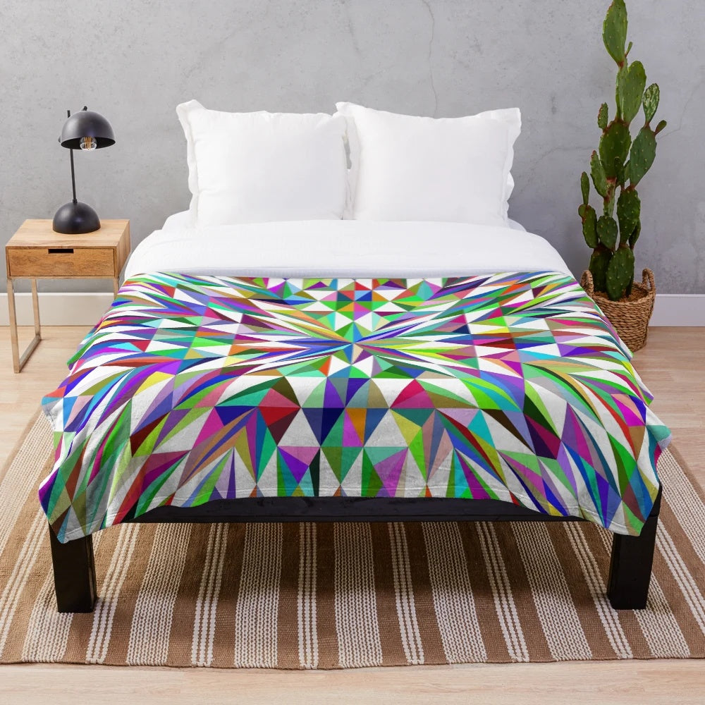 Soft and plush starlight-inspired blanket with a cozy, cosmic design