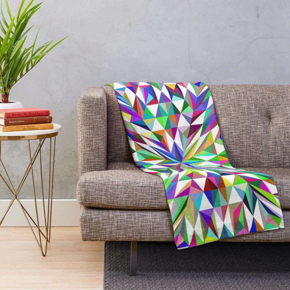 Soft and plush starlight-inspired blanket with a cozy, cosmic design