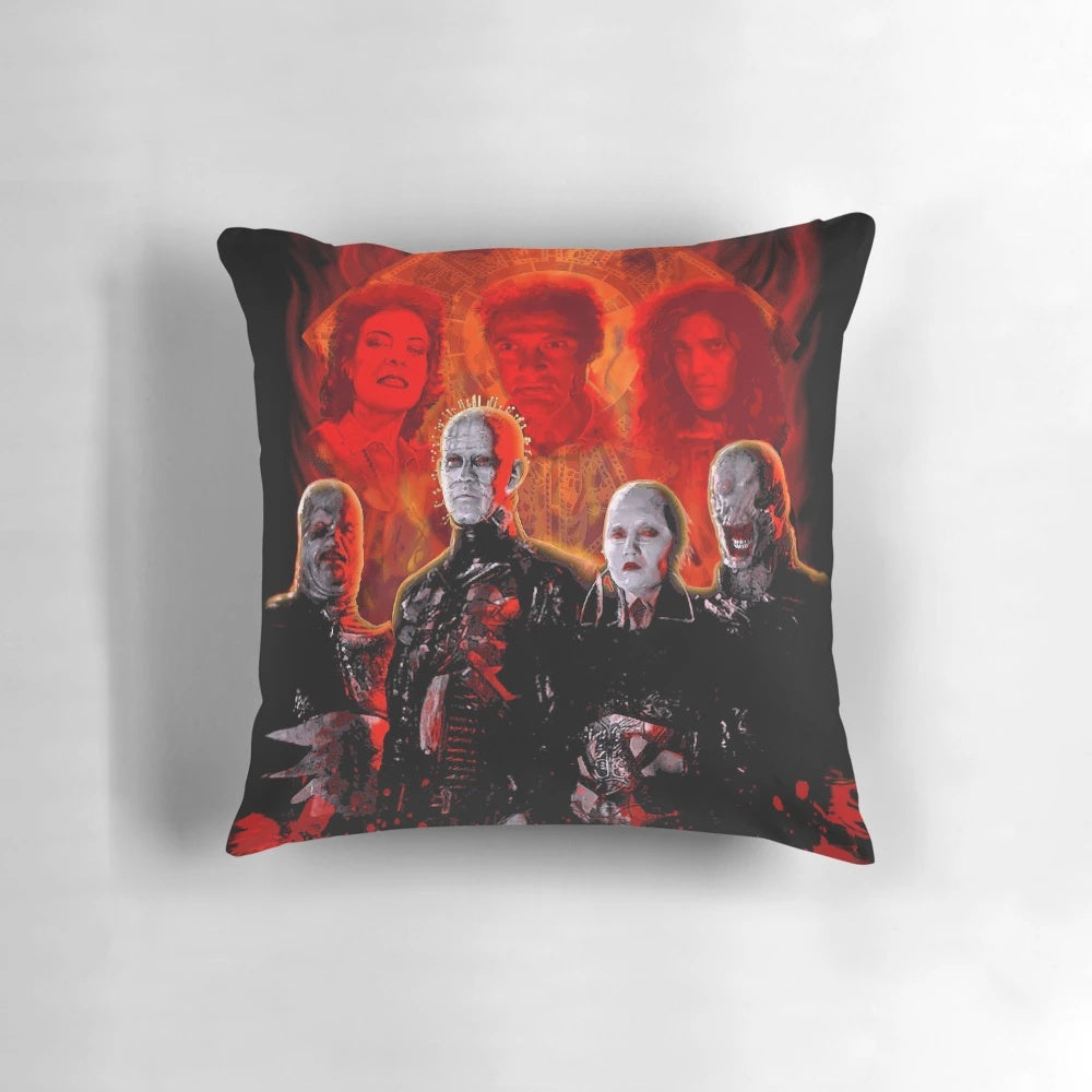 Cenobites Pinhead Puzzle Box Pillow - High-quality horror movie-inspired collectible