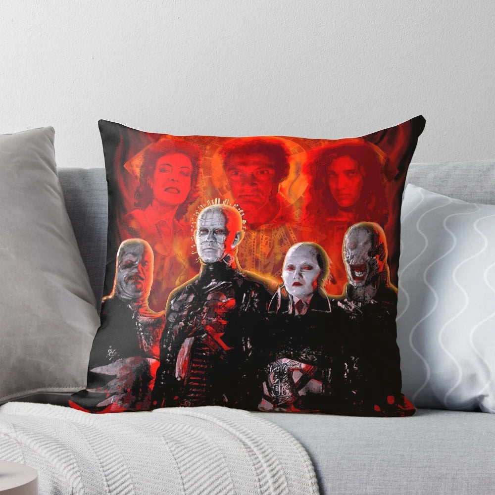 Cenobites Pinhead Puzzle Box Pillow - High-quality horror movie-inspired collectible