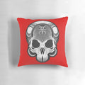 Cephalopod skull pillow with intricate details and a dark, gothic aesthetic