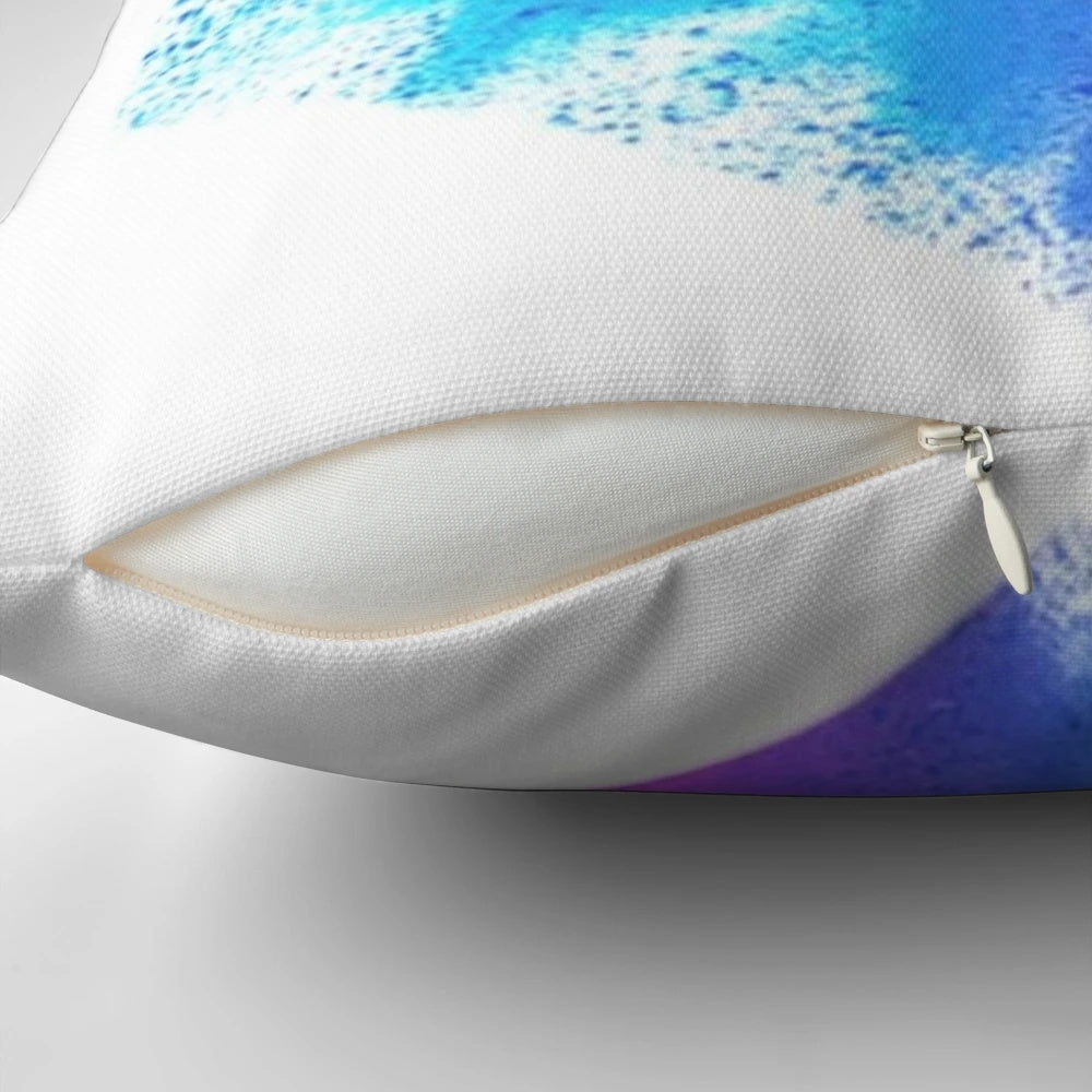 Chainlink crypto-themed decorative pillow featuring the Chainlink logo