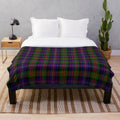 Chalmers Tartan Plush Blanket featuring the clan's historic tartan pattern