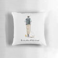 Chandler Bing inspired pillow with Friends sitcom character design