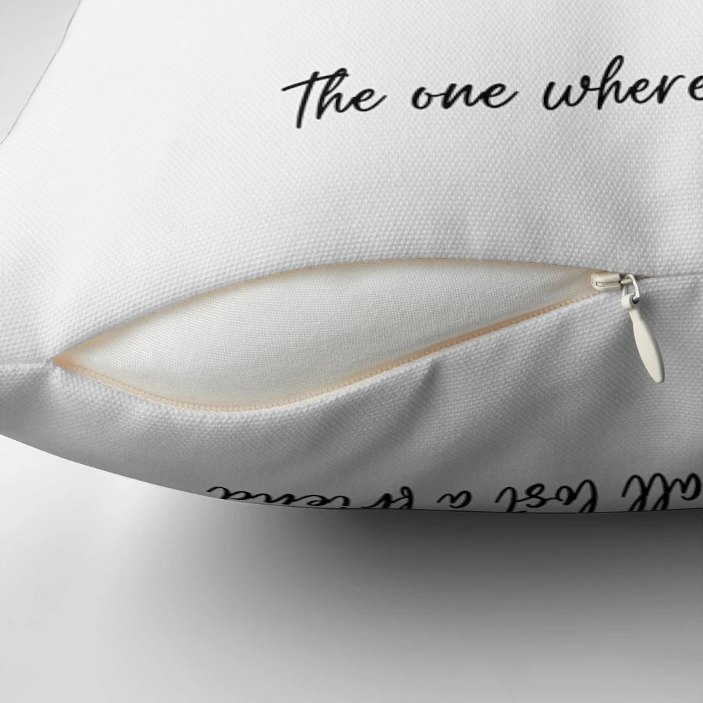 Chandler Bing inspired pillow with Friends sitcom character design