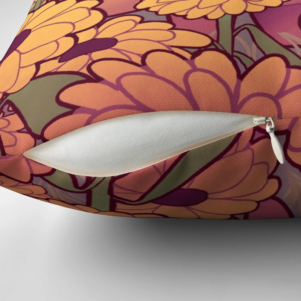 Sunflower Triceratops Pillow that Encourages Taking Small Steps for Mental Health and Recovery