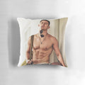 Channing Tatum shirtless pillow featuring the actor's muscular physique
