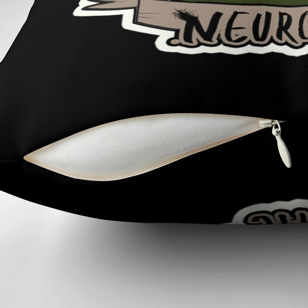 Chaotic Neurotic DnD Opossum Pillow - A fun and quirky accent pillow for your home.