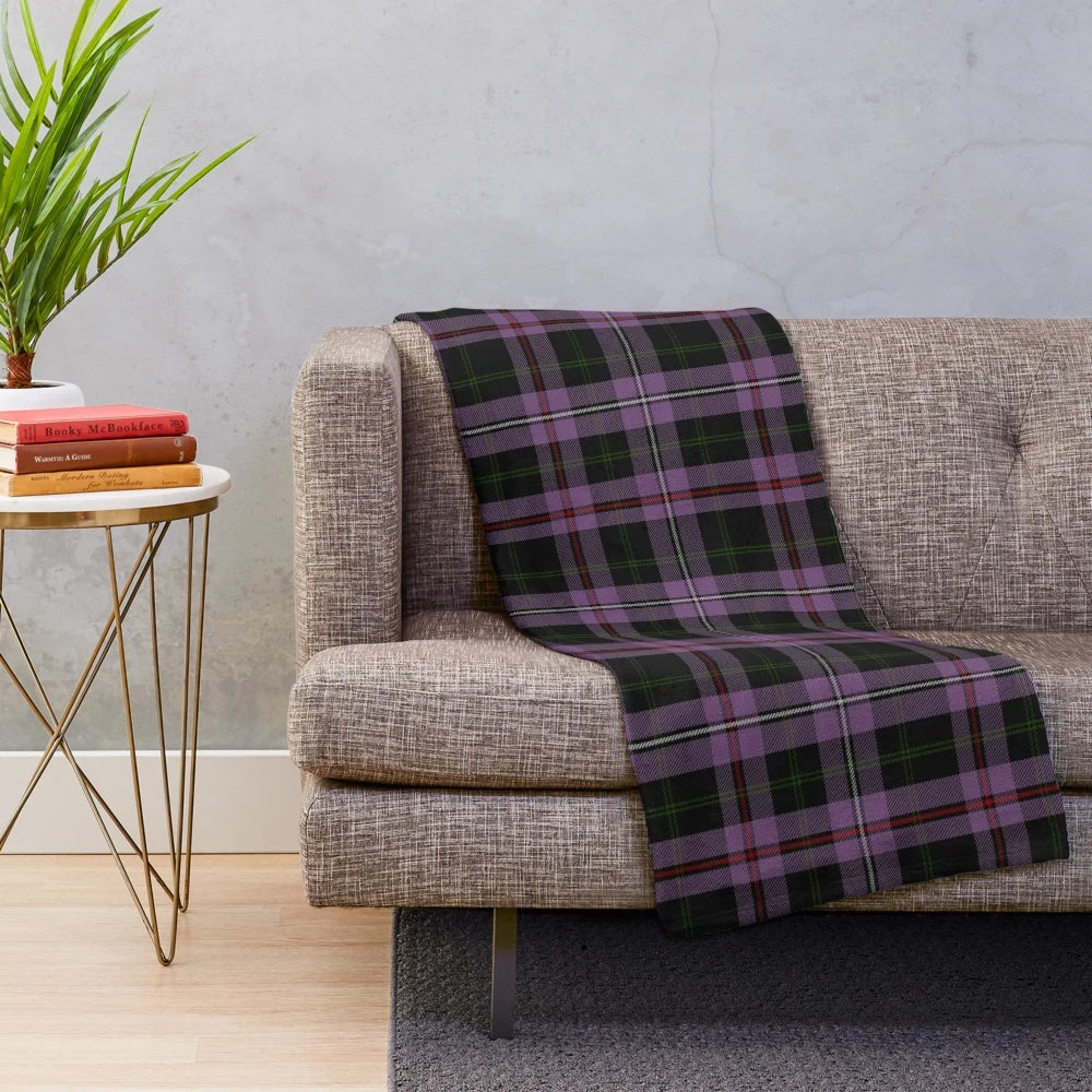 Chapman Clan Scottish Tartan Plush Blanket