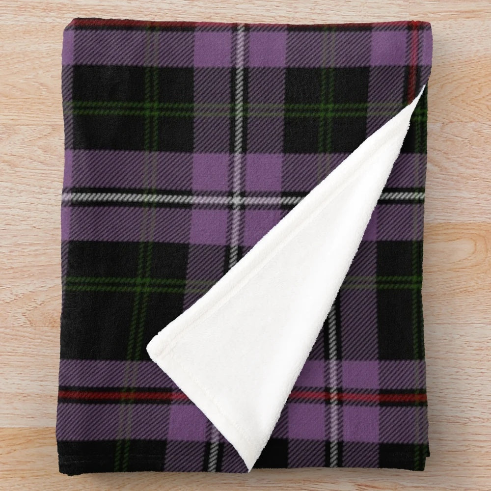 Chapman Clan Scottish Tartan Plush Blanket