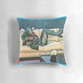Chappelle Show inspired throw pillow with "I'm Rick James, Bitch!" design