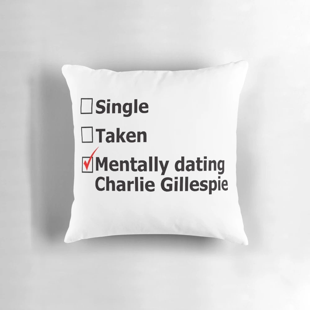 Charlie Gillespie inspired throw pillow featuring the cast of Julie and the Phantoms