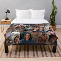 Charlie Gillespie Inspired Plush Blanket Featuring the JATP Band