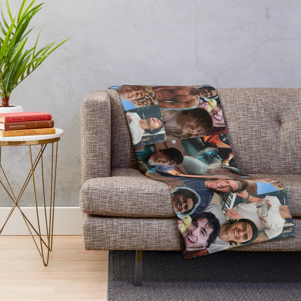 Charlie Gillespie Inspired Plush Blanket Featuring the JATP Band