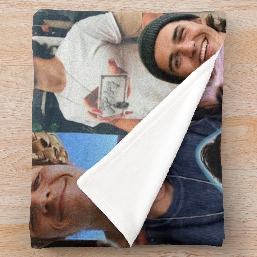 Charlie Gillespie Inspired Plush Blanket Featuring the JATP Band
