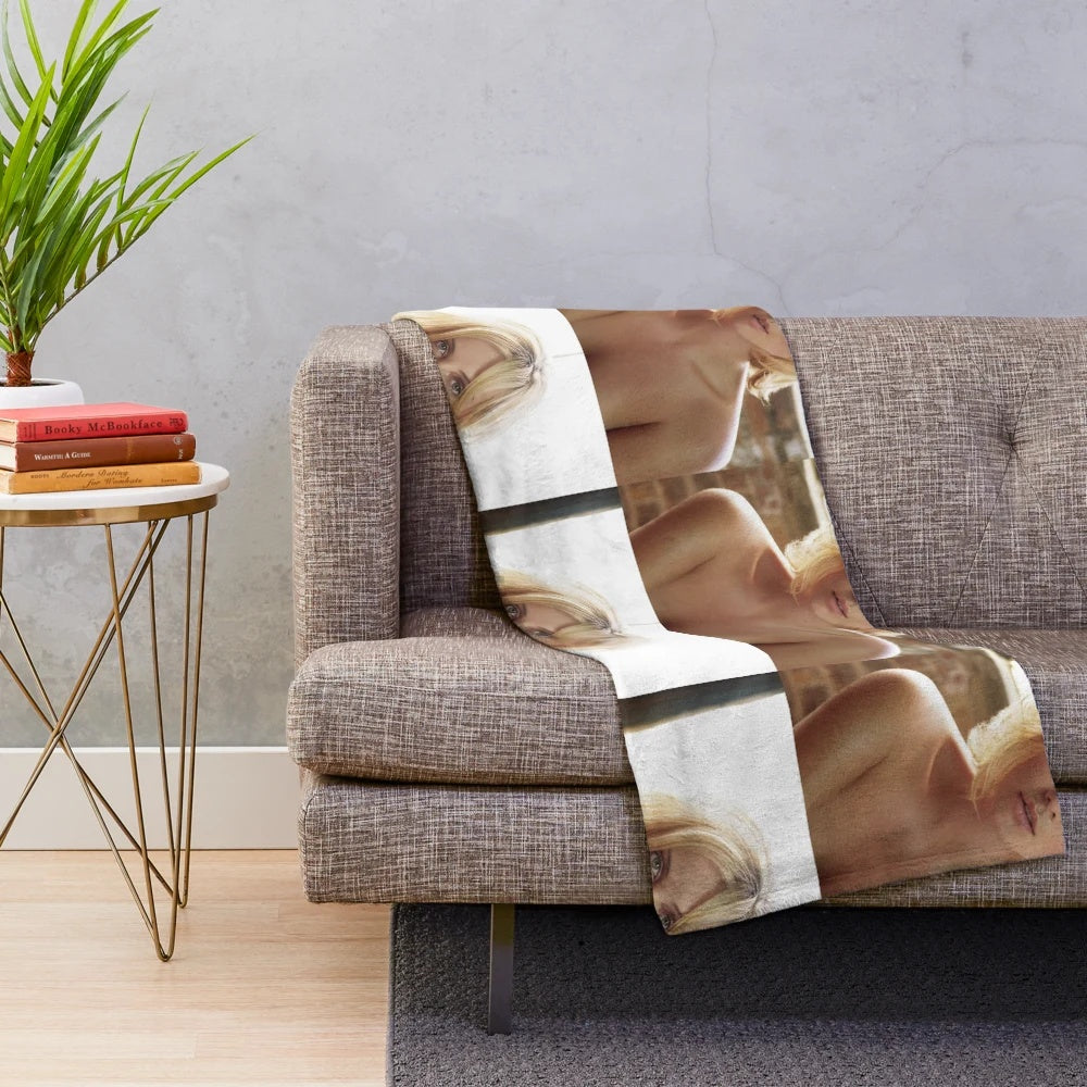 Charlize Theron Inspired Plush Blanket