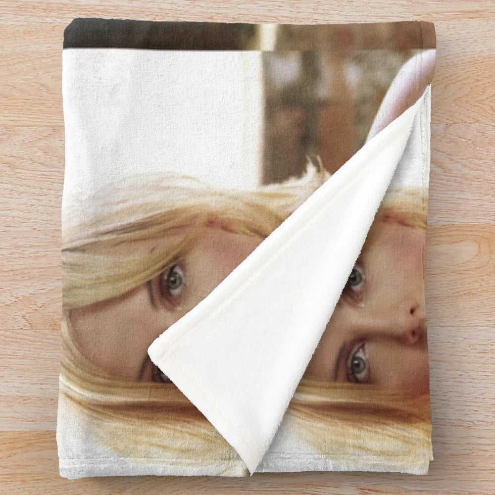 Charlize Theron Inspired Plush Blanket