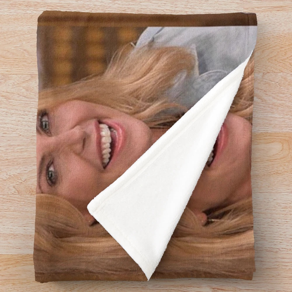 Charlize Theron plush blanket