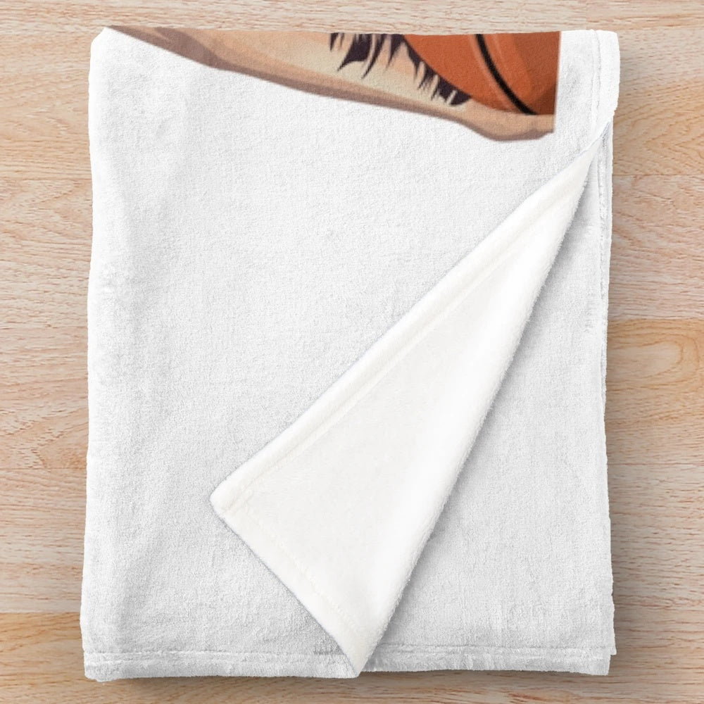 Charlotte Hornets inspired plush blanket with Lamelo Ball graphics