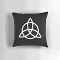 Charmed Pillow featuring a witchcraft symbol design