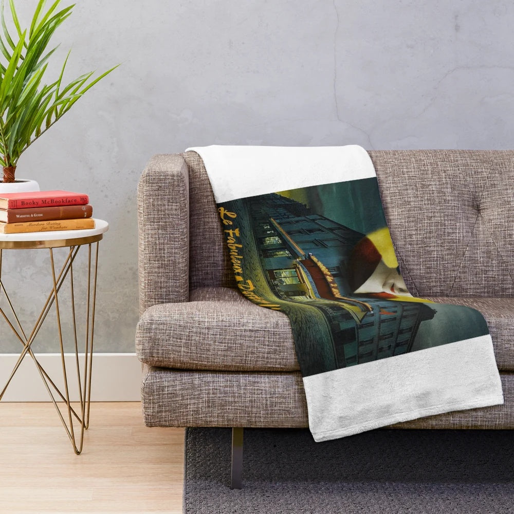 Amelie-inspired classic plush blanket
