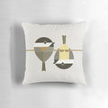 Colorful digital illustration of a perched chickadee in pastel hues