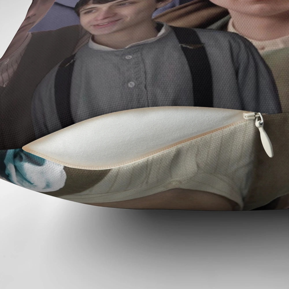 Collage pillow featuring characters from the beloved TV series "Anne with an E"
