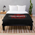 Chase Atlantic inspired plush blanket featuring the band's rose logo