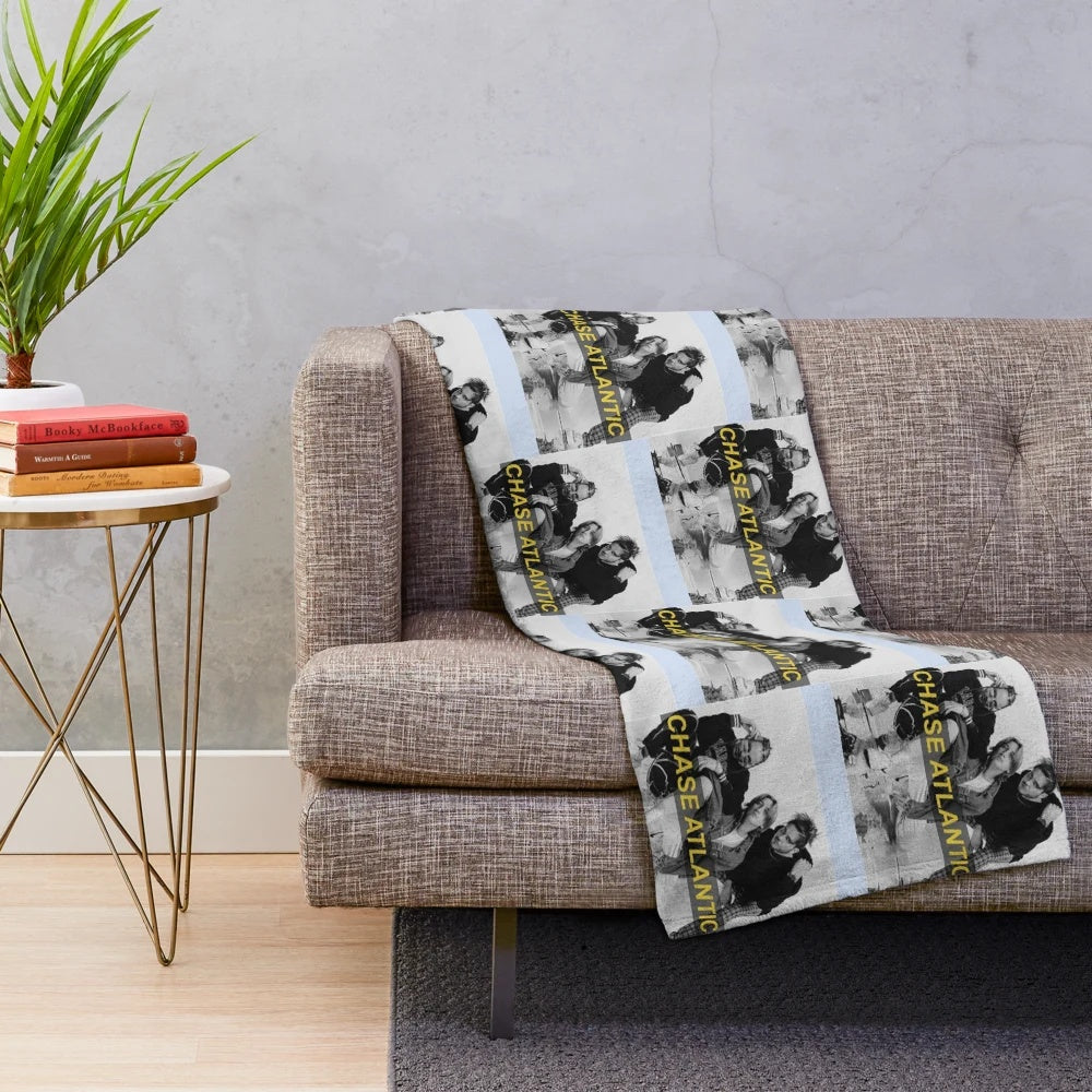 Chase Atlantic-inspired plush blanket